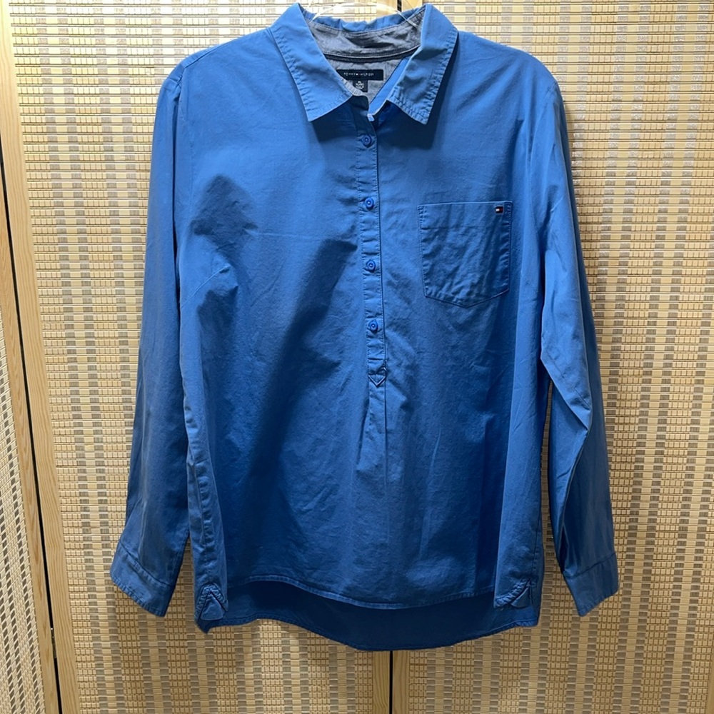 Tommy Hilfiger Blue women’s button down shirt